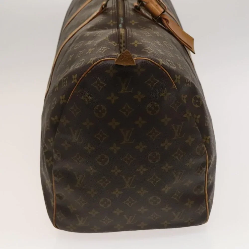 LOUIS VUITTON Monogram Keepall 60 Boston Bag M41422 LV Auth 117757 - Picture 6 of 16